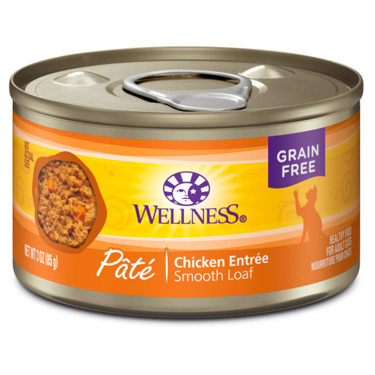 Wellness Complete Health Chicken Pate Canned Cat Food 3 oz.