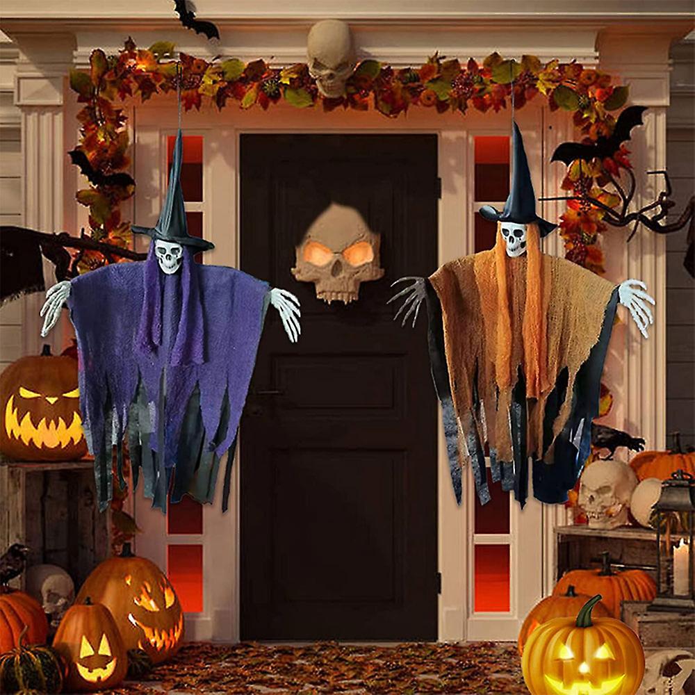 Halloween Hanging Witch Halloween Witch Props Skeleton Scary Ghost Decoration