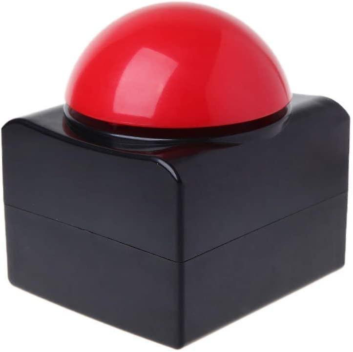 2pcs Game Buzzer， Answer Buzzers For Game Show With Light and Alarm Sound Game Show Button Box Party Contest Prop Toy， Trivia Quiz Got Talent Buzzer For