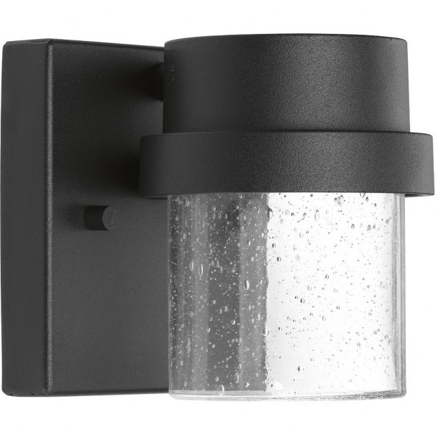 Progress Lighting Z 1060 1 light Outdoor Wall Light Black Finish Glass Shade