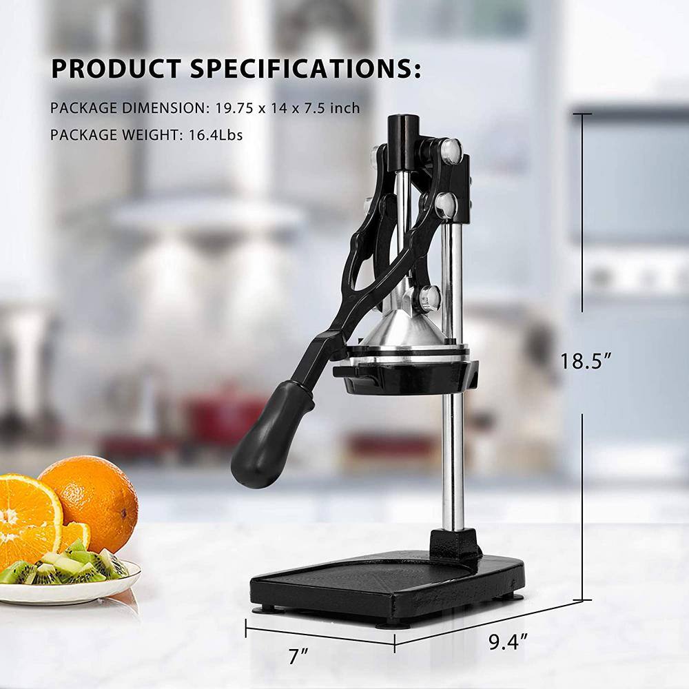 VIVOHOME 3 in 1 stainless steel Black Orange Juicer Squeezer and French Fries Apple Cutter Machine X002KZ6S0P