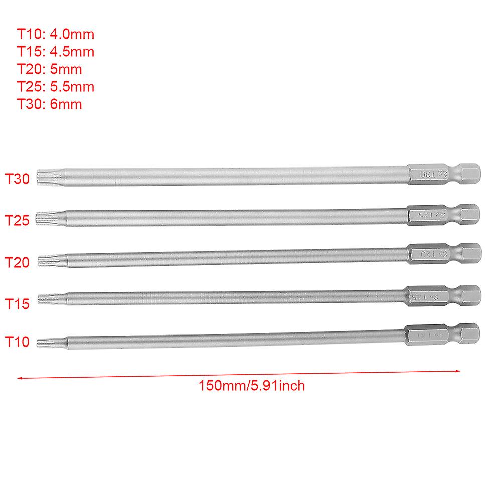 5 Pcs 150mm 1/4