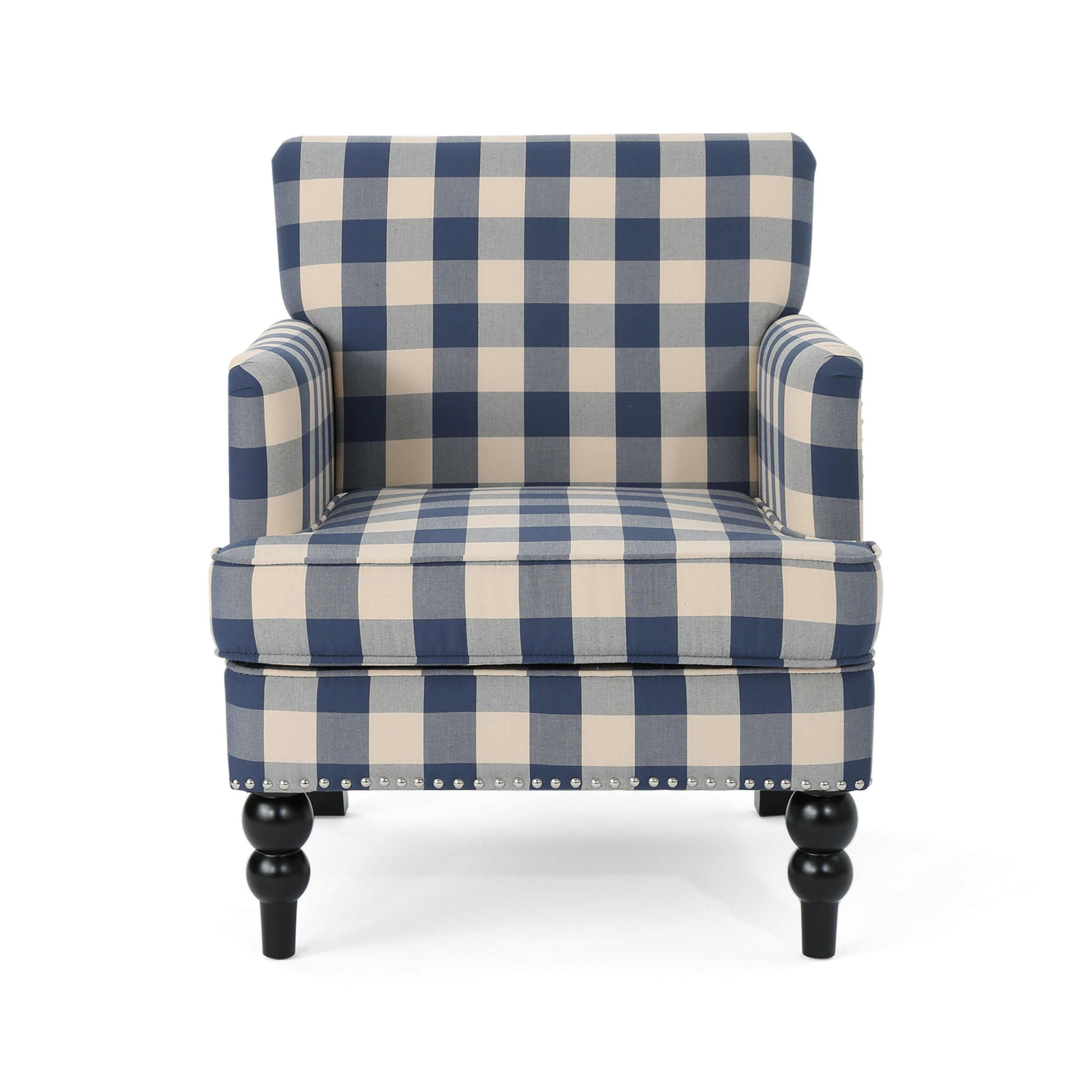 Eve Tufted Fabric Club Chair