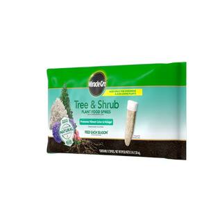 Miracle-Gro 3 lbs. Tree and Shrub Plant Food Spikes 485101205