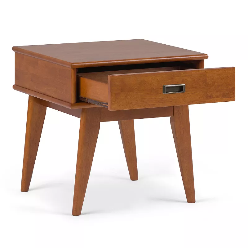 Simpli Home Draper Mid Century End Table