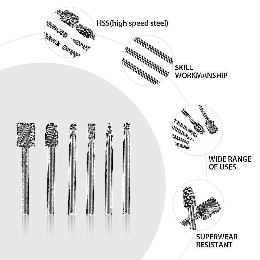 Drill Chuck Parts For Dremel Rotary Tools Hss Mini Drill Bit Set Cutter Routing Router Grinding Whee