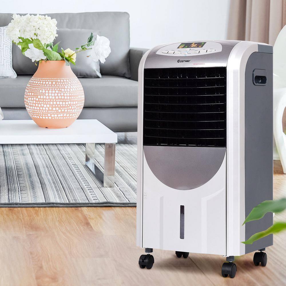 Costway 215 CFM Portable Evaporative Cooler Fan and Heater Humidifier EP23664