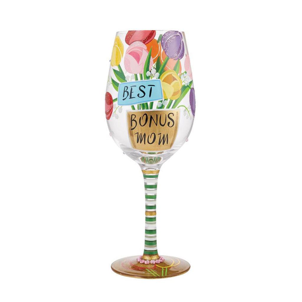 Lolita  Wine Glass Best Bonus Mom