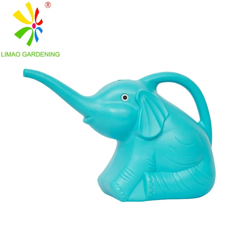 Factory supply  2L plastic elephant cute watering can