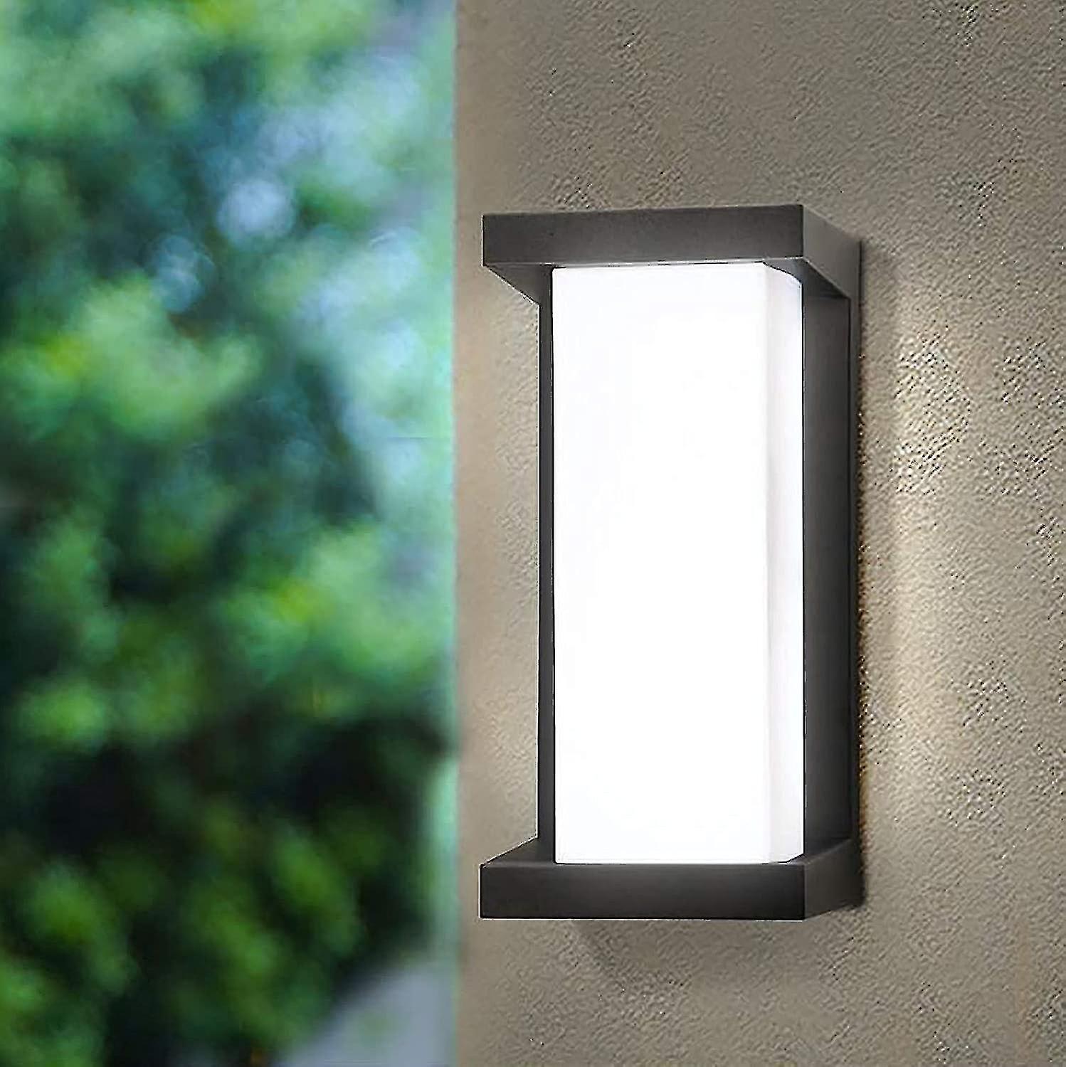 Led Wall Light Ip65 Waterproof 12w 5500k Aluminum Rectangle Outdoor Wall Light Led Outdoor Outdoor L