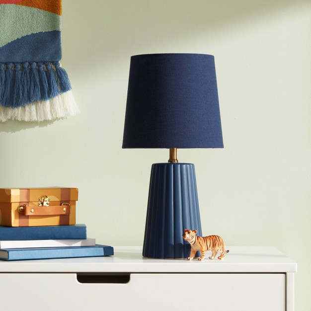 Tapered Ribbed Kids x27 Table Lamp