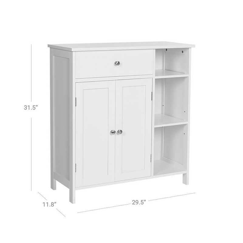 Bathroom Floor Cabinet， Freestanding Storage Cabinet With Drawer