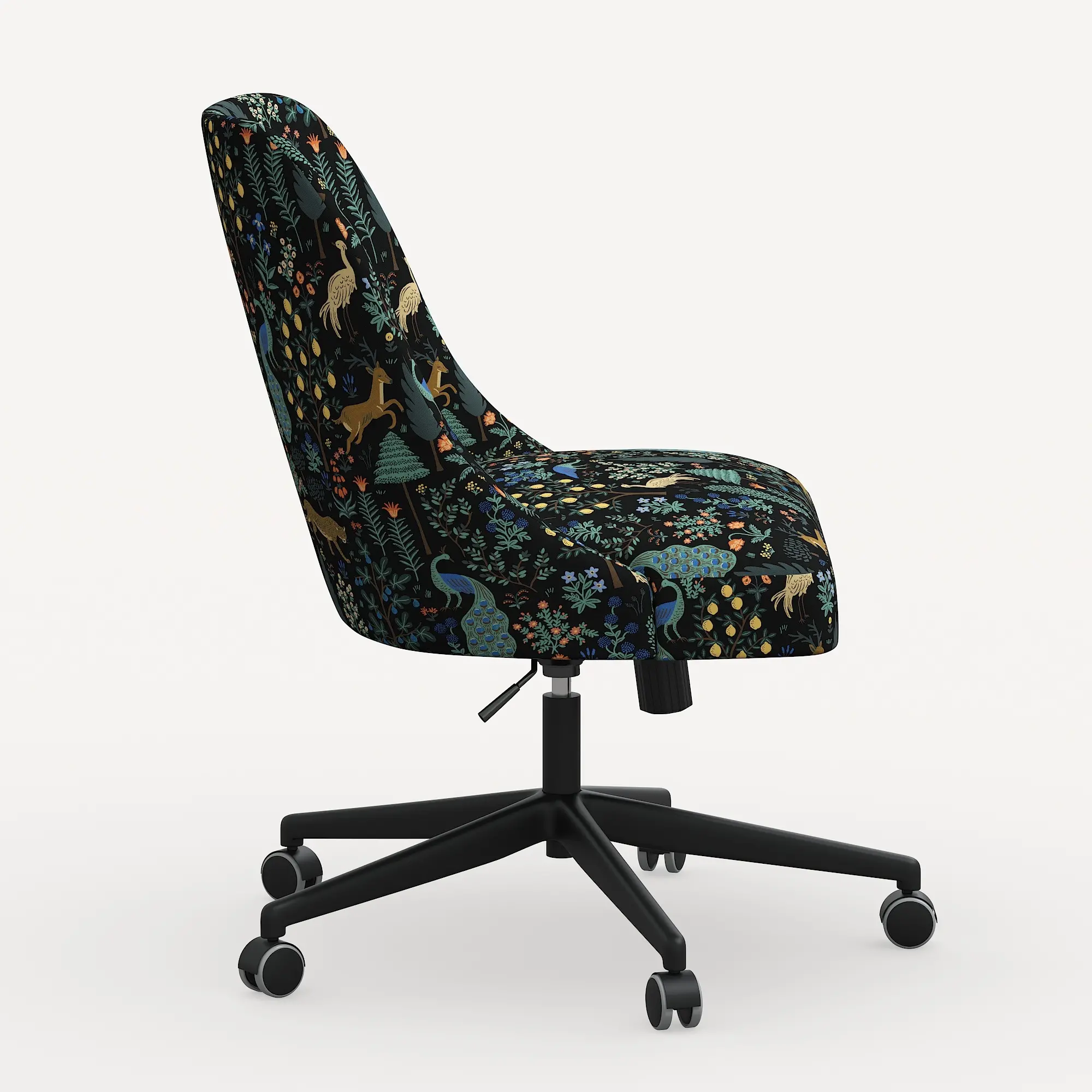 Rifle Paper Co. Oxford Menagerie Black Office Chair