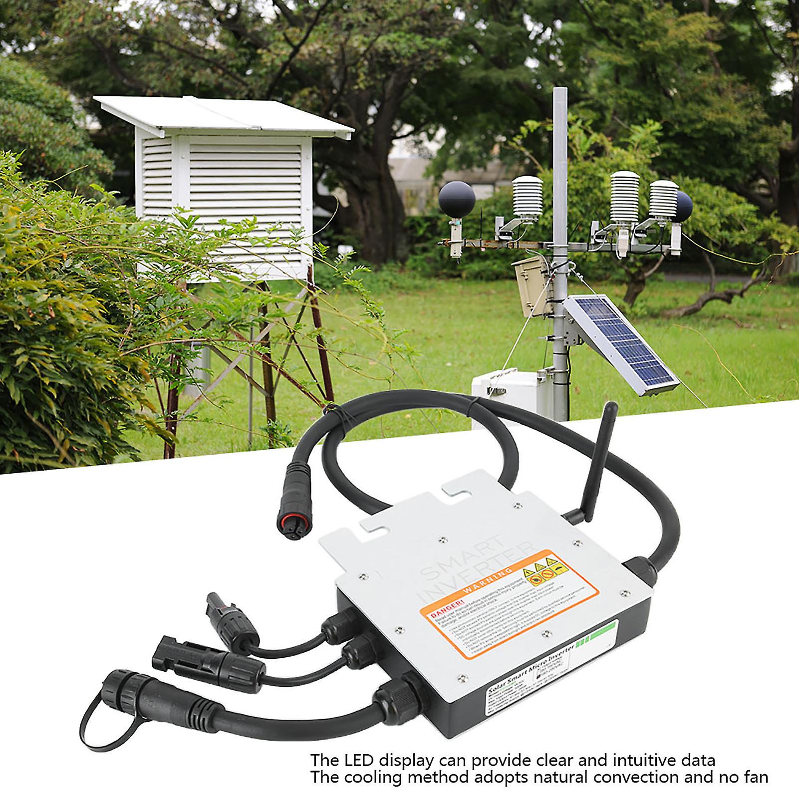 Solar Inverter Led Display Micro Grid Tied Ip65 Waterproof 350w Sg350ms With Receiver230v