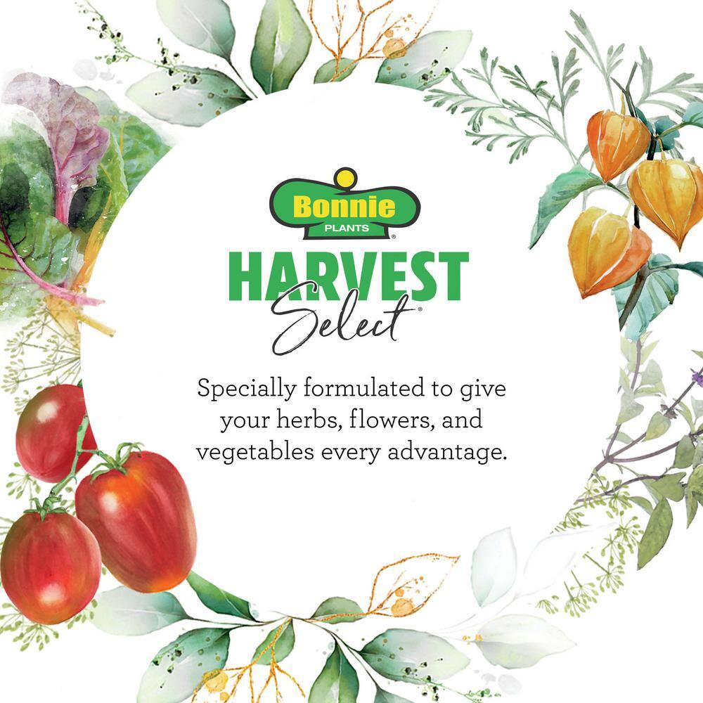 BONNIE PLANTS HARVEST SELECT 1.5 cu. ft. Organic Raised Bed Garden Soil Feeds Plants Up to 2 Months Ready-To-Use OMRI Listed 71659260