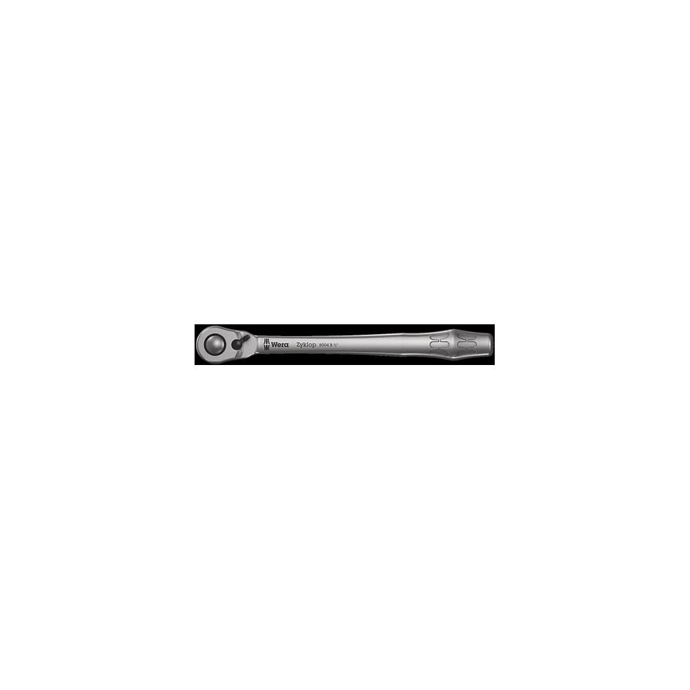 Wera 8004 B Zyklop Metal Ratchet W/ Switch Lever and 3/8 Drive