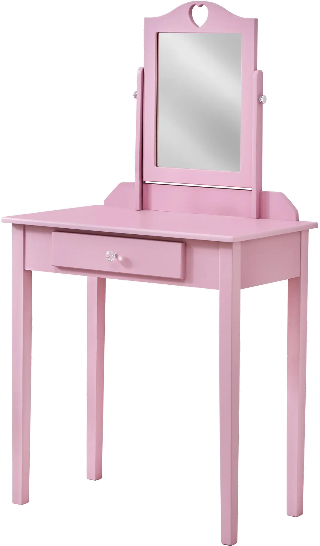 Sarah Kids Pink Vanity with Mirror