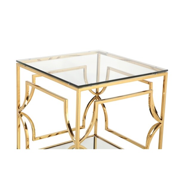 Edward Side Table Brass.