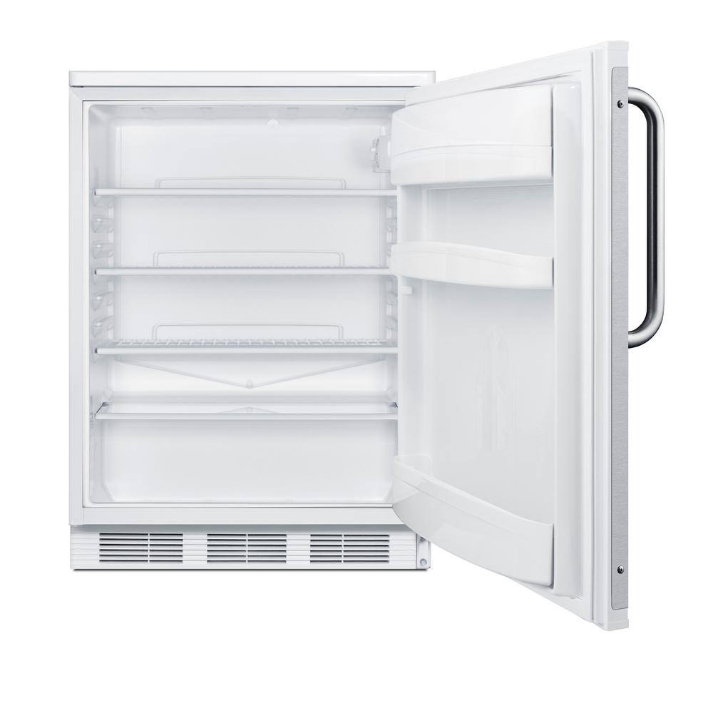 Summit Appliance 5.5 cu. ft. Commercial Refrigerator without Freezer in White FF6W7BZ