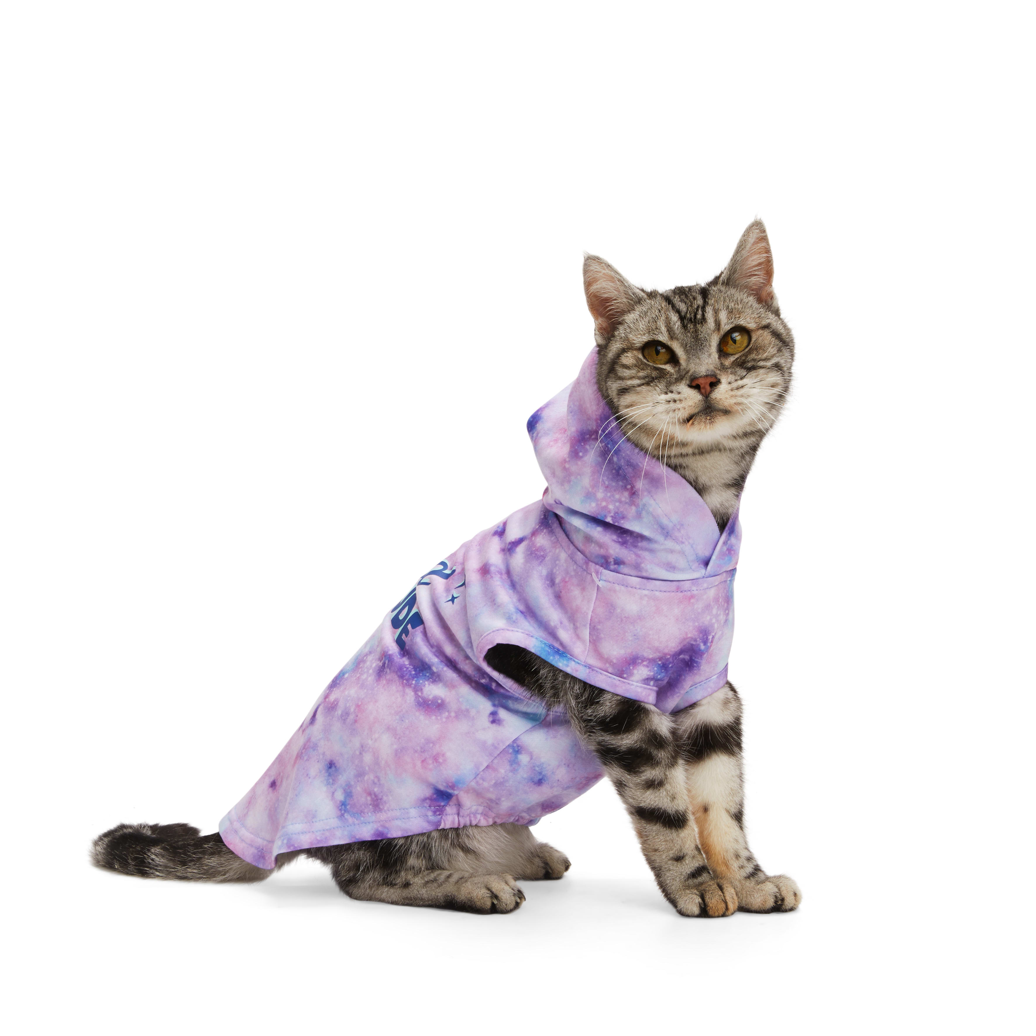 YOULY Space Cat Hoodie， Small/Medium