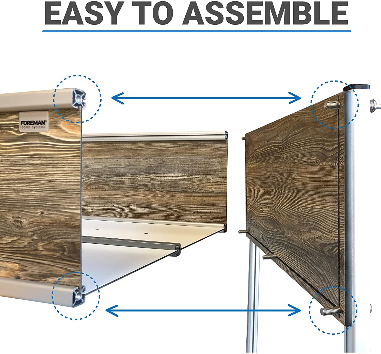 Foreman Raised Garden Bed Planter Box Kit 48" Lx24 Wx32 H 10 Year Warranty Premium HPL Plastic Wood Grain (Amaretto) Aluminum Legs Outdoor Indoor with Lockable Caster Wheels Made in The USA