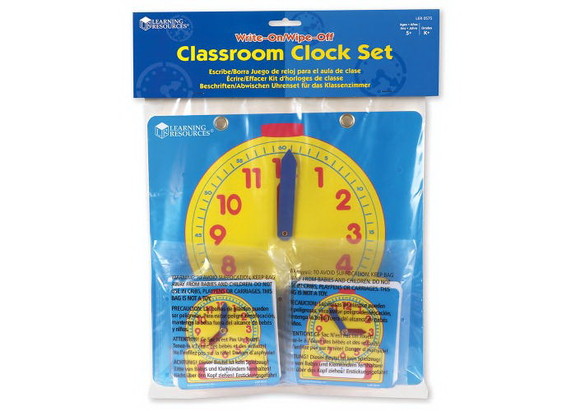 Learning Resources LER0575 Write  ampWipe Clocks...