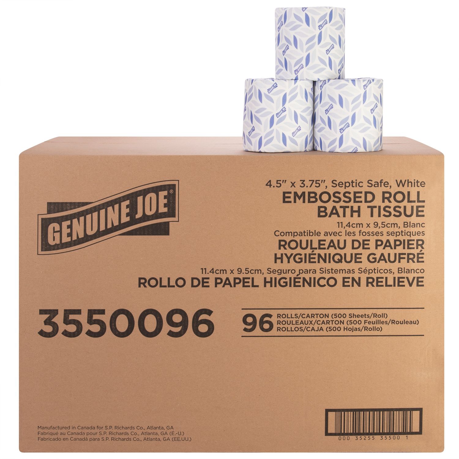 2-ply Bath Tissue by Genuine Joe GJO3550096