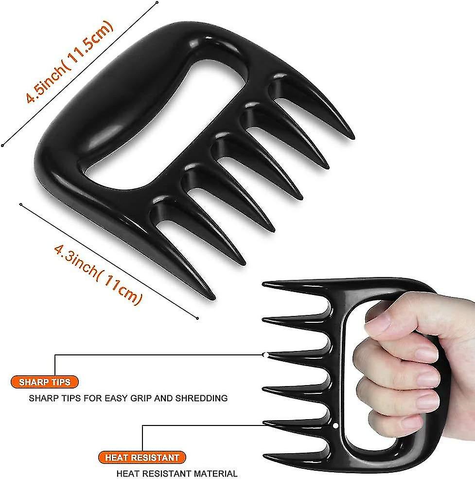 Outdoor Kitchen Pulled Pork Shredder Handling Bbq Tools Bear Claw Meat Set Bbq