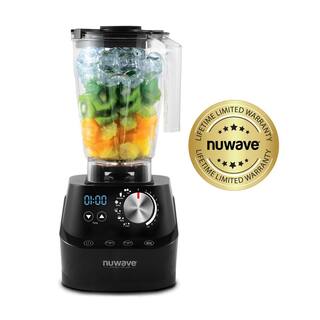 NuWave 64 oz. 6 Speed Countertop Infinity Blender with Lifetime Warranty Black Finish 28202