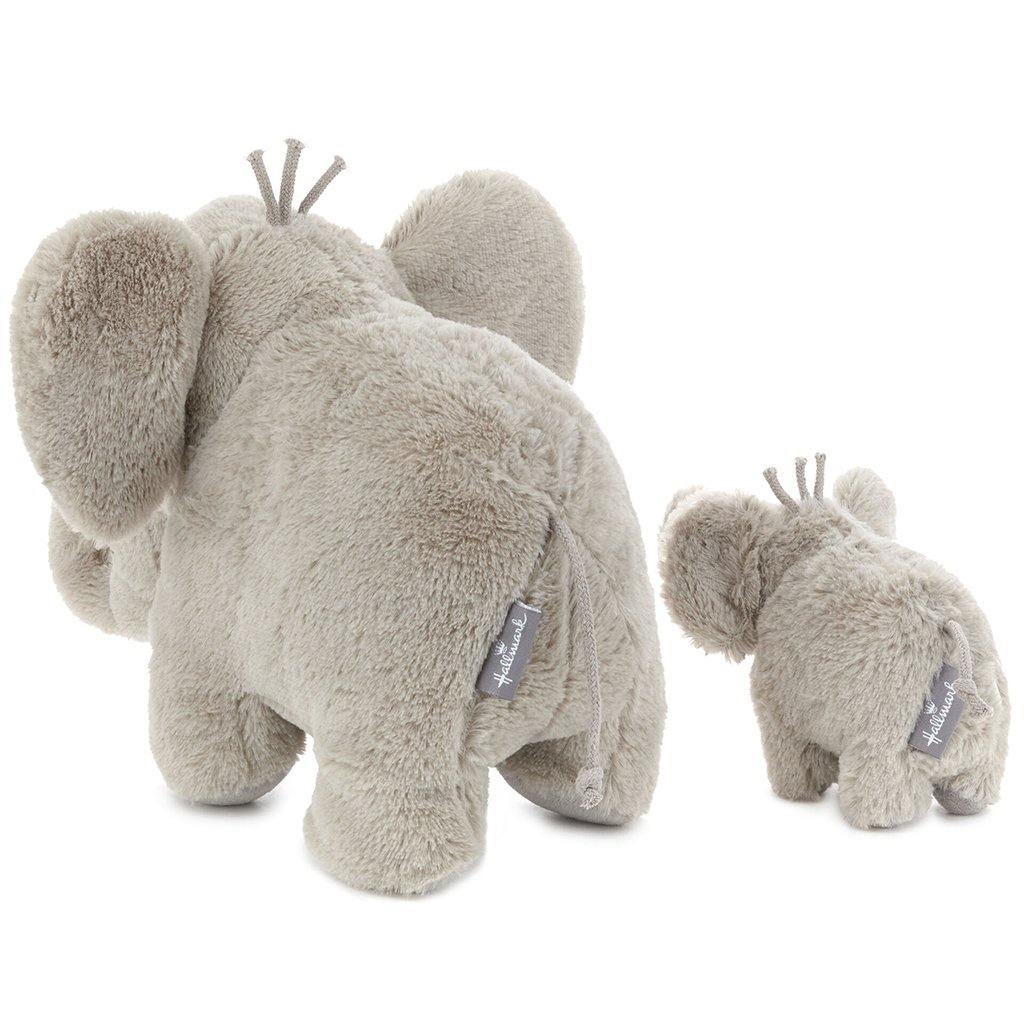 Hallmark  Big and Little Elephant Singing Stuffed Animals With Motion, 8