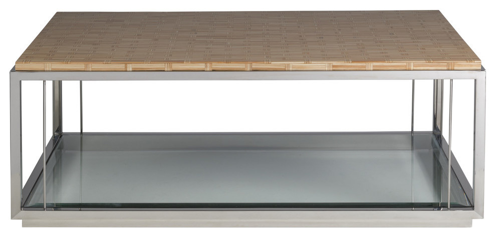 Thatch Rectangular Cocktail Table   Contemporary   Coffee Tables   by HedgeApple  Houzz