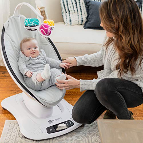 4moms® mamaRoo 4 Multi-MotionTM Baby Swing, Bluetooth Baby Rocker with 5 Unique Motions