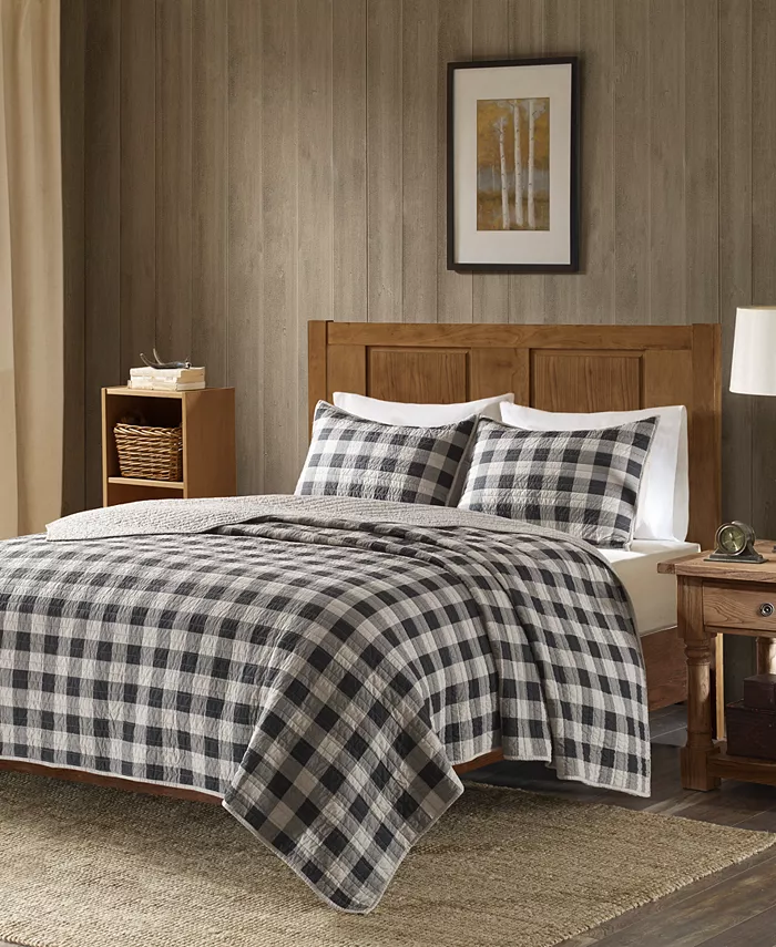 Woolrich Buffalo Check Reversible 3-Pc. Quilt Set， Full Queen