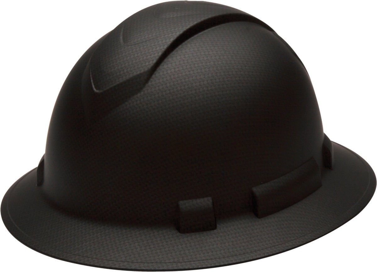 Pyramex Ridgeline Ratcheting Full Brim Hard Hat Black Graphite