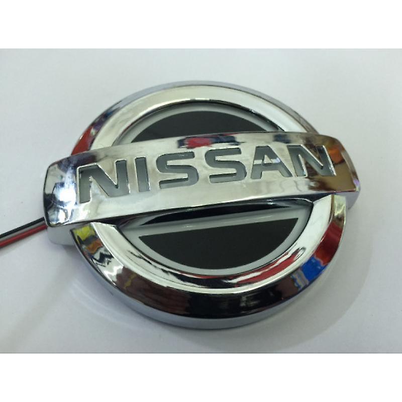 11.7*10.0cm Waterproof 5d Led Car Logo Light Auto Badge Rear Emblems Lamp For Nissan Livina