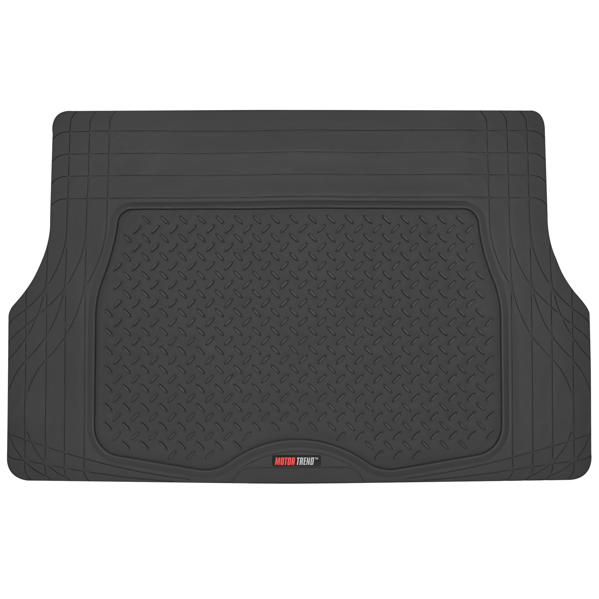 Motor Trend FlexTough Advanced Performance Car Floor Mats and Cargo Liner - 4pc HD Rubber Floor Mats and Trunk Mat for Car SUV Van Auto