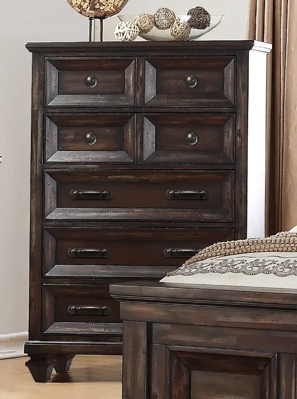 Sevilla Brown Chest of Drawers