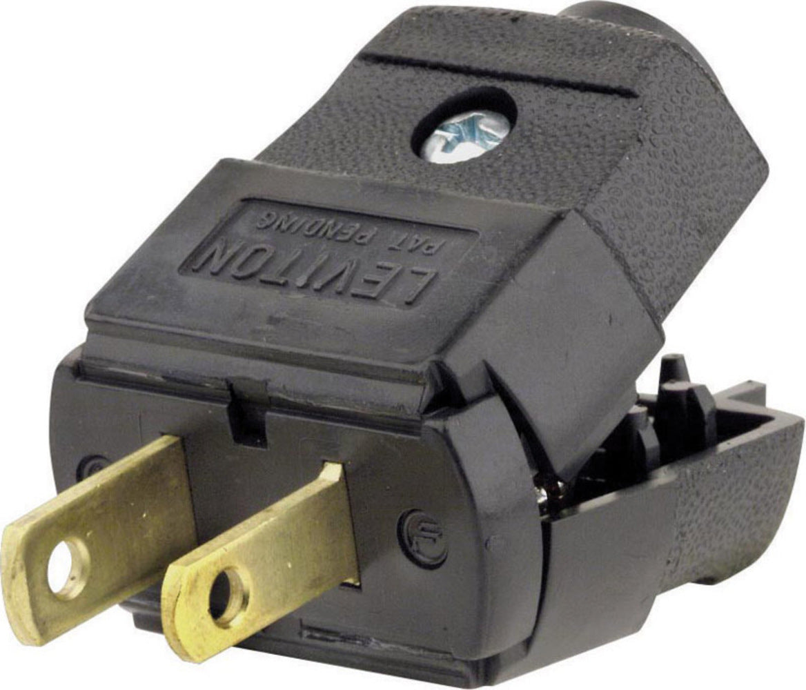 CLAMLITE PLUG 2WIRE BLK