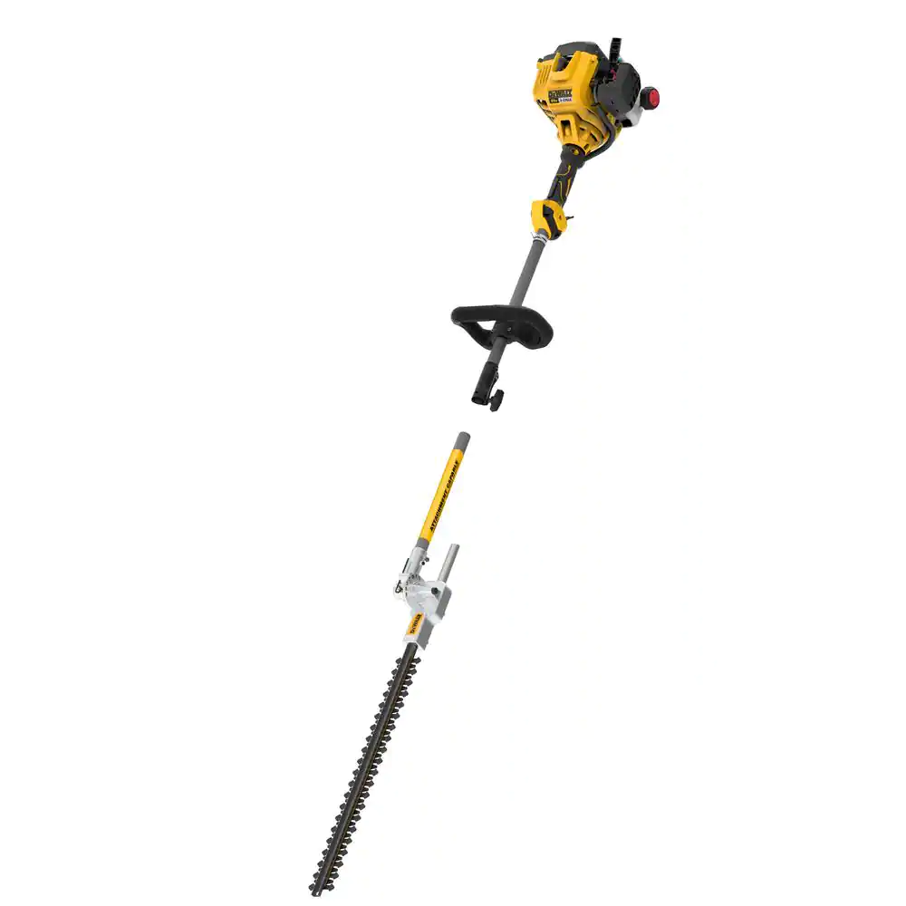 DEWALT DXGHT22 22 in. 27 cc Gas 2-Stroke Articulating Hedge Trimmer with Attachment Capabilities