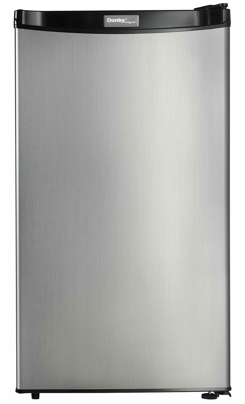 Danby Designer 4.4 Cu. Ft. Compact Refrigerator in Stainless Steel