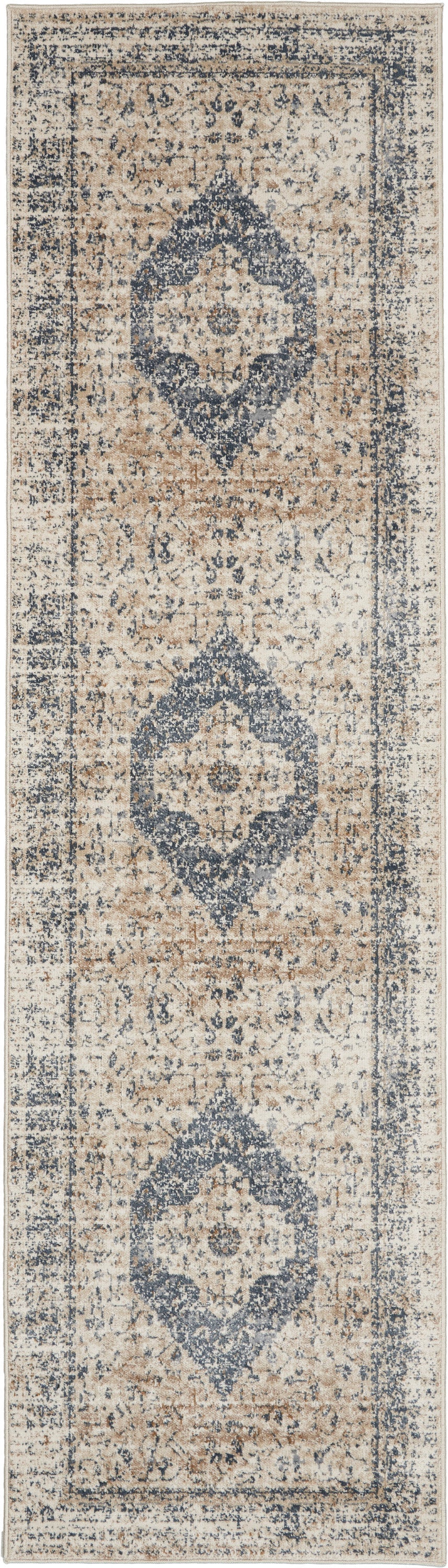 Malta Ivory/Blue Rug