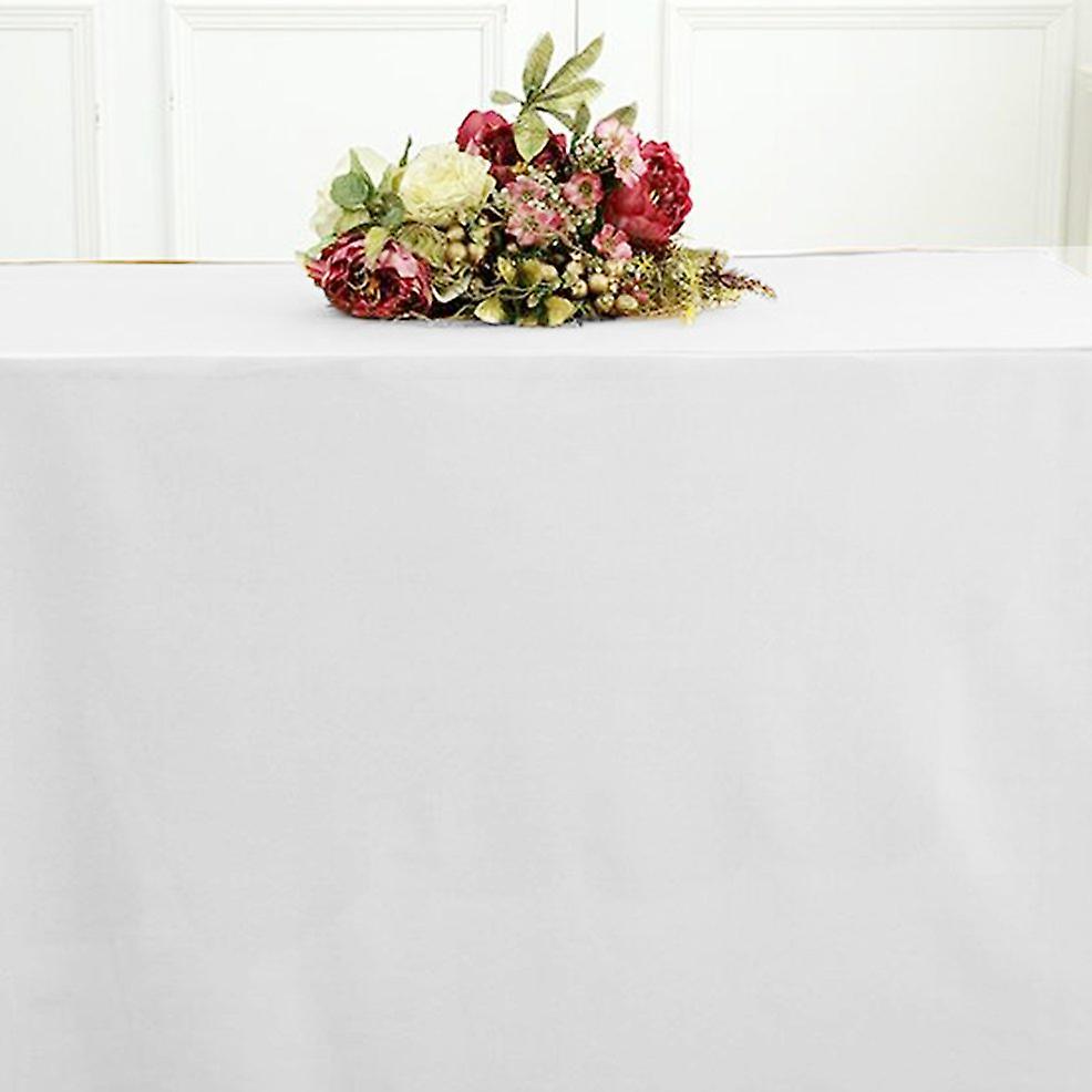 6ft Fitted Trestle Table Cover Foldable Breathable Rectangular Tablecloth