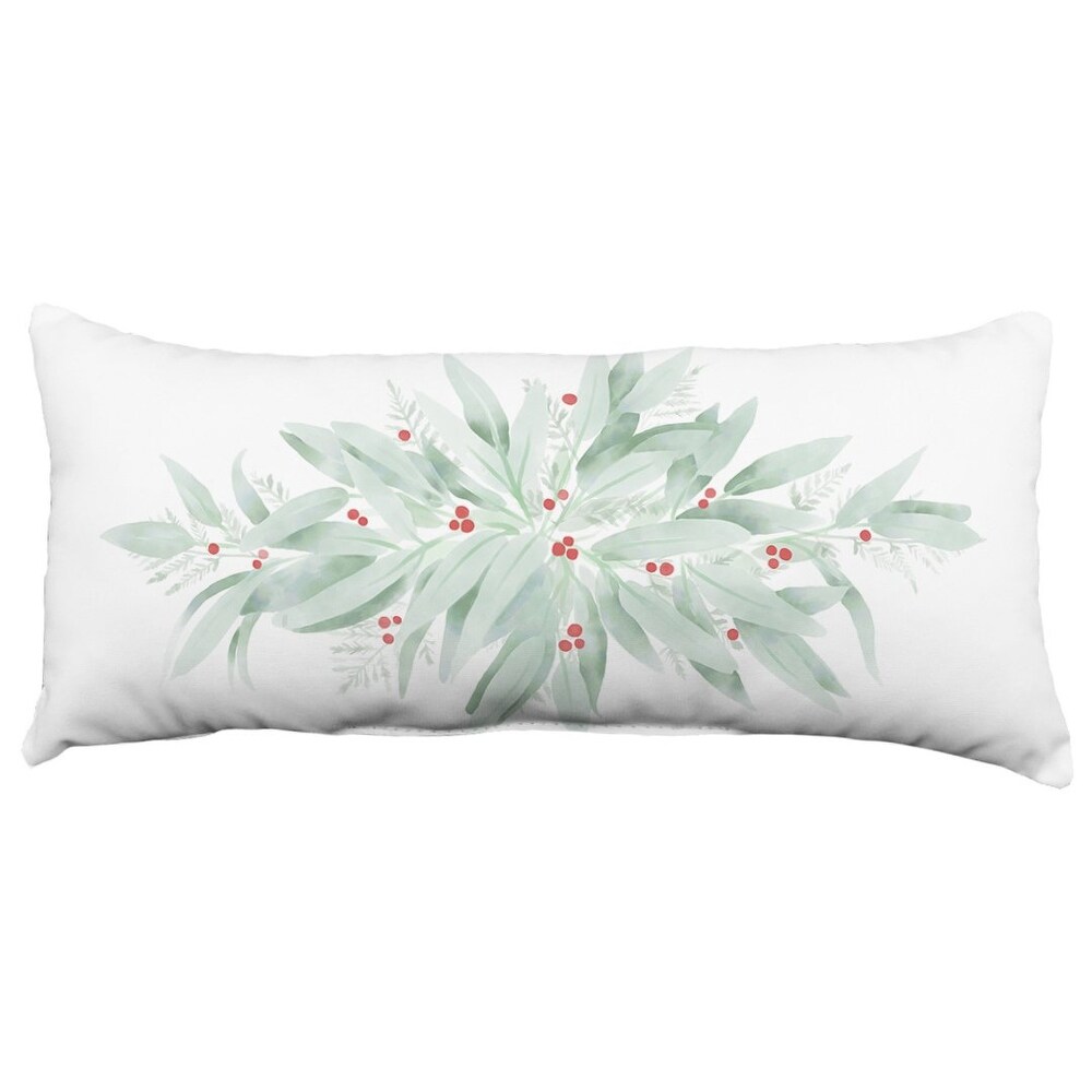 Watercolor Garland Double Sided Pillow