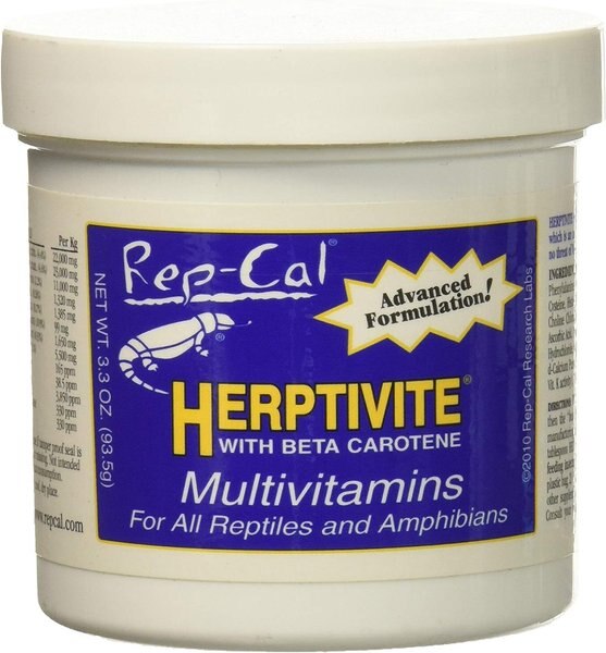 Rep-Cal Herptivite with Beta Carotene Multivitamin Reptile Supplement