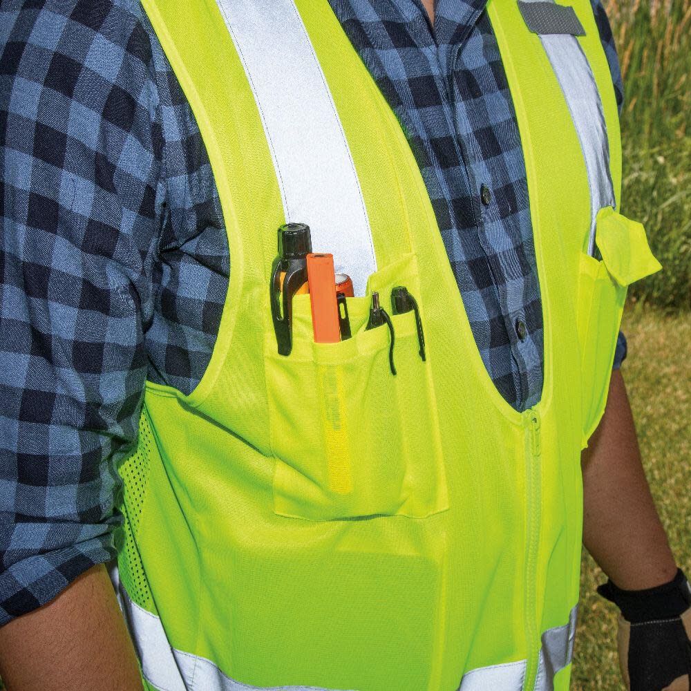 Klein Tools High-Visibility Safety Vest - M/L 60269 from Klein Tools