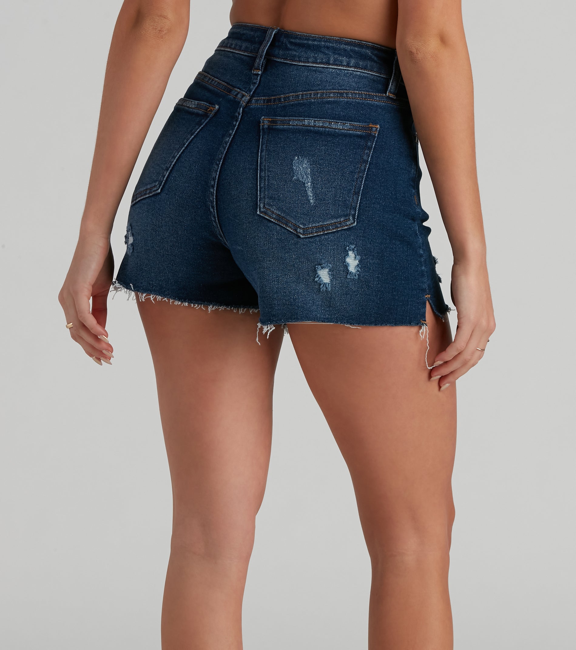 Remy High Rise Distressed Shorts By Windsor Denim