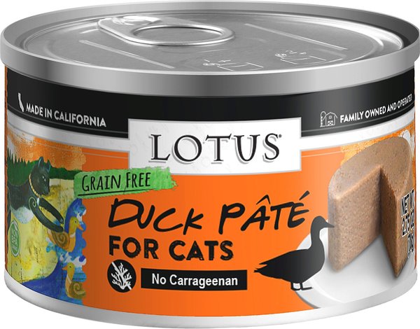 Lotus Duck Pate Grain-Free Canned Cat Food