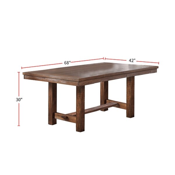 Wooden Dining Table in Brown