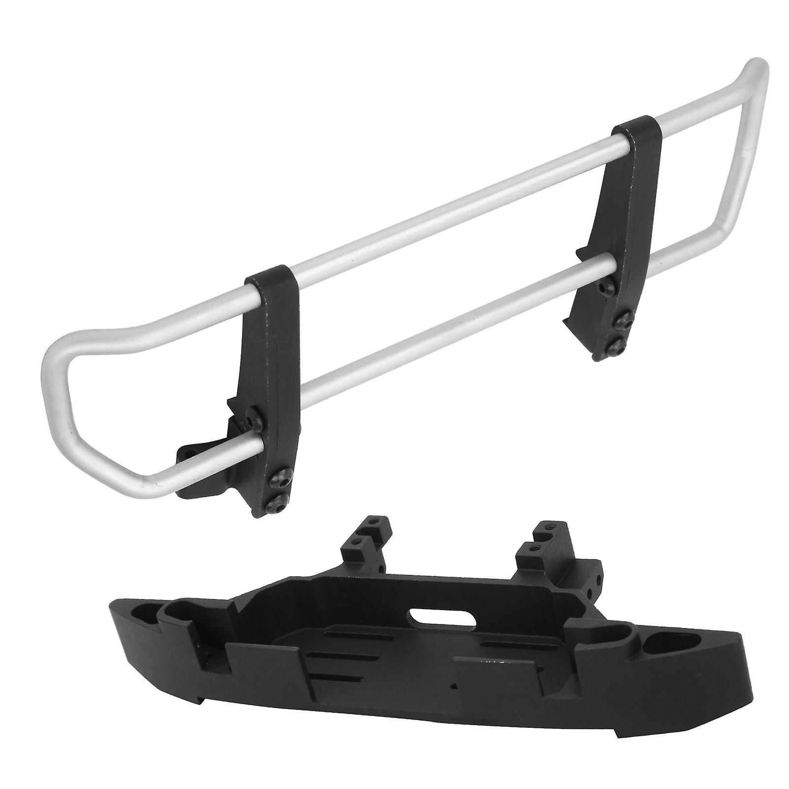 Metal Front Bumper andamp; Base Rc Car Accessory Parts Fit For Trx4 / Trx6 1/10 Rc Crawlersilver