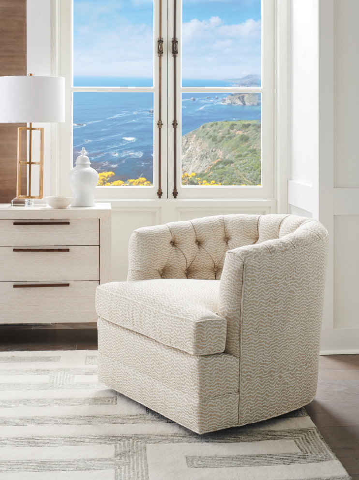 Cliffhaven Swivel Chair   Transitional   Armchairs And Accent Chairs   by Lexington Home Brands  Houzz